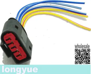 

longyue 10pcs MAF 5 Pin Connector Adapter Mass Air Flow Sensor case for VW Golf 99-01 1J0 973 775A 1J0973775A 6"