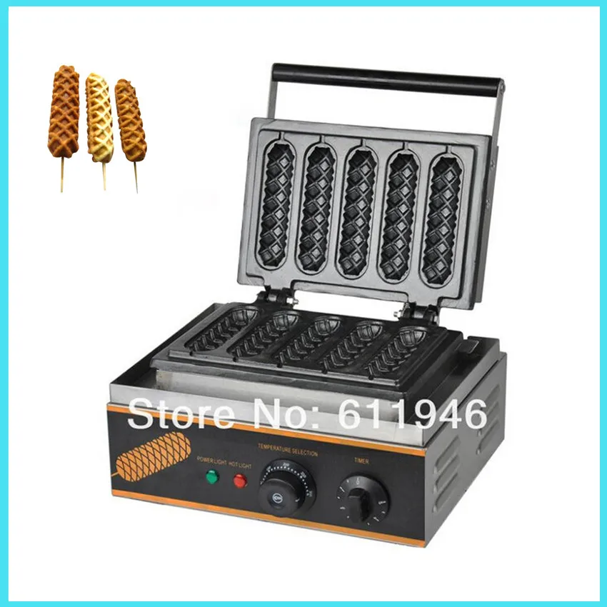 110V/220V Commercial Use Electric Lolly Waffle Maker