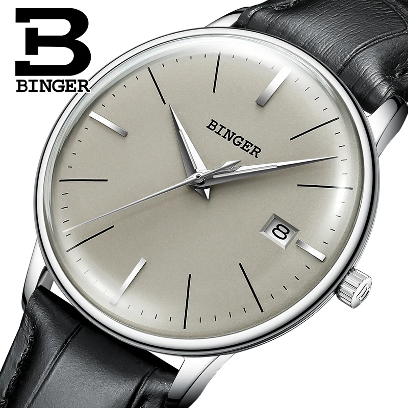 New BINGER Mechanical Watch Men Brand Luxury Men's Automatic Watches Sapphire Wrist Watch Male Waterproof Reloj Hombre B5078M-5