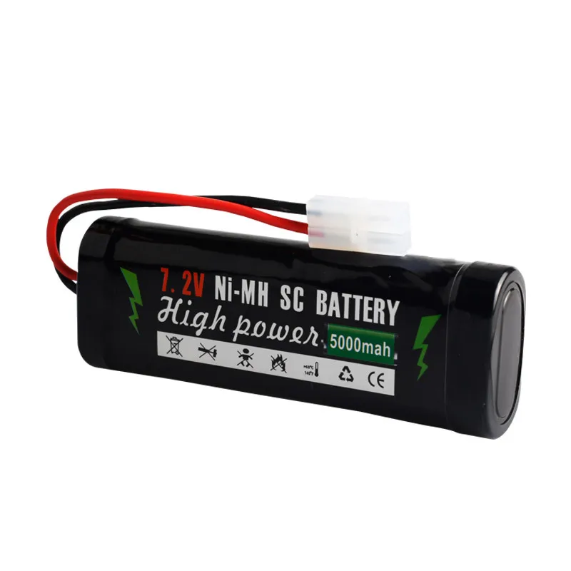 

Cncool 6-Cell Sub-C Stick Pack NiMh 7.2V Battery 5000mAh RC Cars Drift #ONI7302 RC Toys For Children