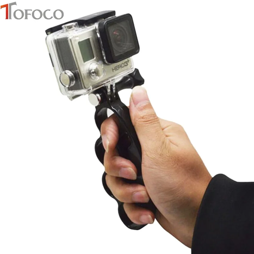 

Finger Ring Selfie Stick Fashion Gopro Ring Self-timer Black Multi-Function Bracelet Selfie For GoPro Hero HD 4 3+ 3 2 1 TOFOCO