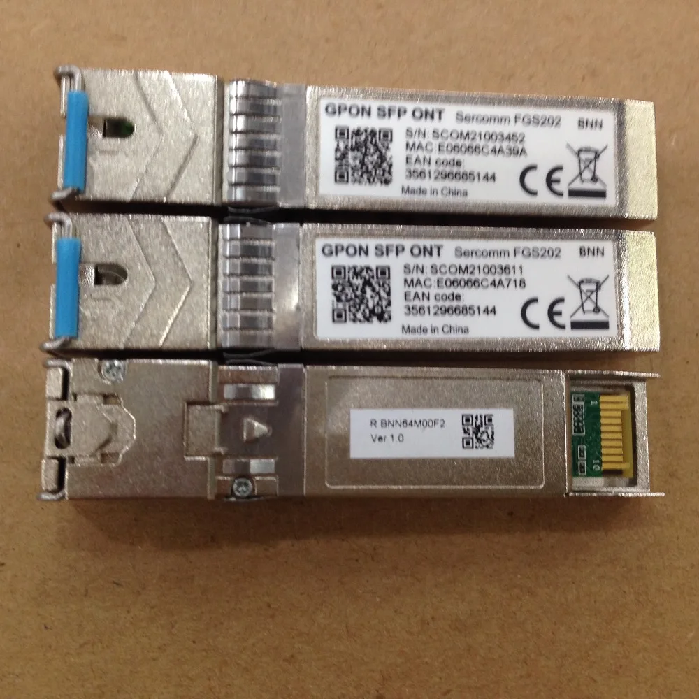 GPON SFP ONT Sercomm FGS202 SCOM2100342A