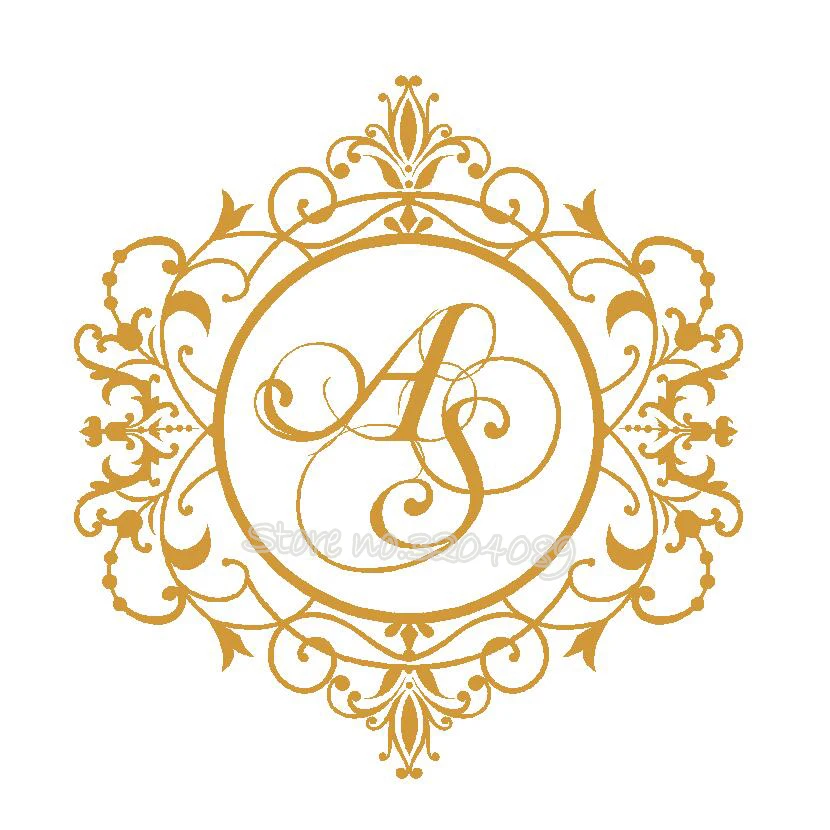 Fashion Wedding Dance Floor Decal Personalize Name Vinyl Wedding Dance Floor Decal Personalize