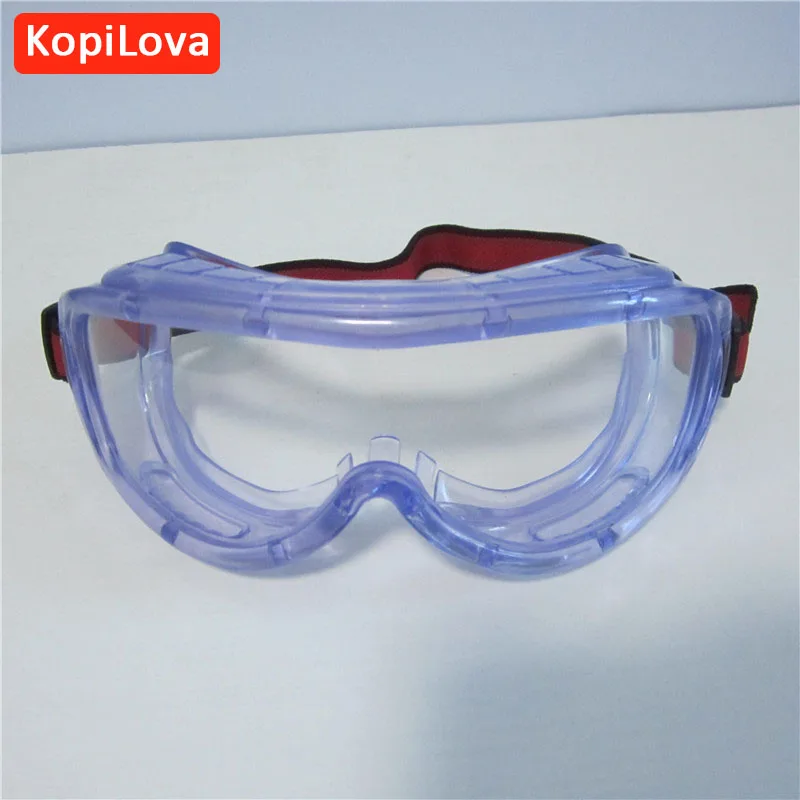 

KopiLova 10pcs High Quality Safety Goggles Anti-fog Wind-proof Anti Dust Aviod Sputtering Goggles for Eye Protection