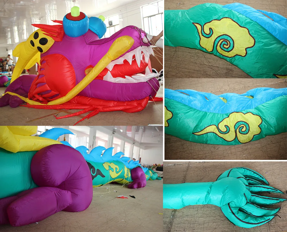 15 м надувной дракон воздушный змей для шоу от Вэйфан кайсюань кайт завод