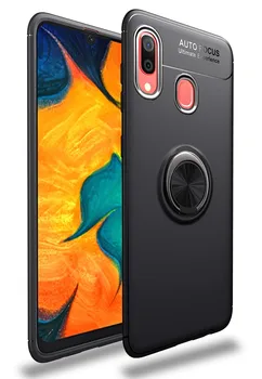 

Stand case Silicone with Ring for Samsung Galaxy A40 Black