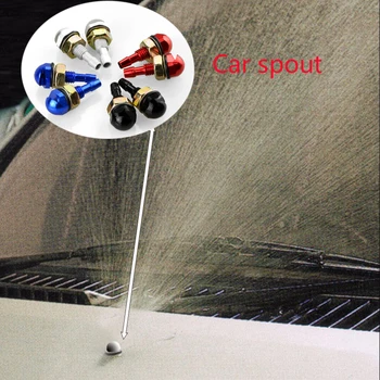 

2PCS For Seat Leon Lbiza Skoda Octavia a5 A7 2 Rapid Kodiaq Hyundai Accent Solaris Car Front Windshield Wiper Nozzle Spout Eye