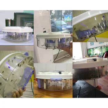 

Behogar USB Powered Automatic Rotation Electric Fly Mosquito Pest Bug Trap Catcher Device Tool for Home Kitchen Restaurant