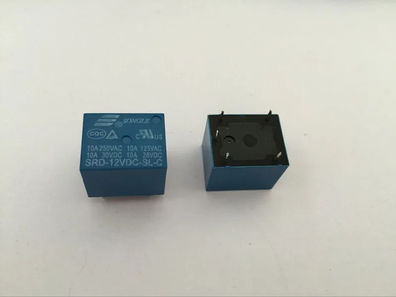 

100PCS Relay SRD-05VDC-SL-C SRD-12VDC-SL-C SRD-24VDC-SL-C 5V 12V 24V 10A 250VAC 5PIN T73