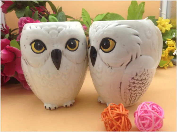 3D чашки с животными Сова кружка керамическая кружка кофейная чашка милые офисные кружки рождественские подарки