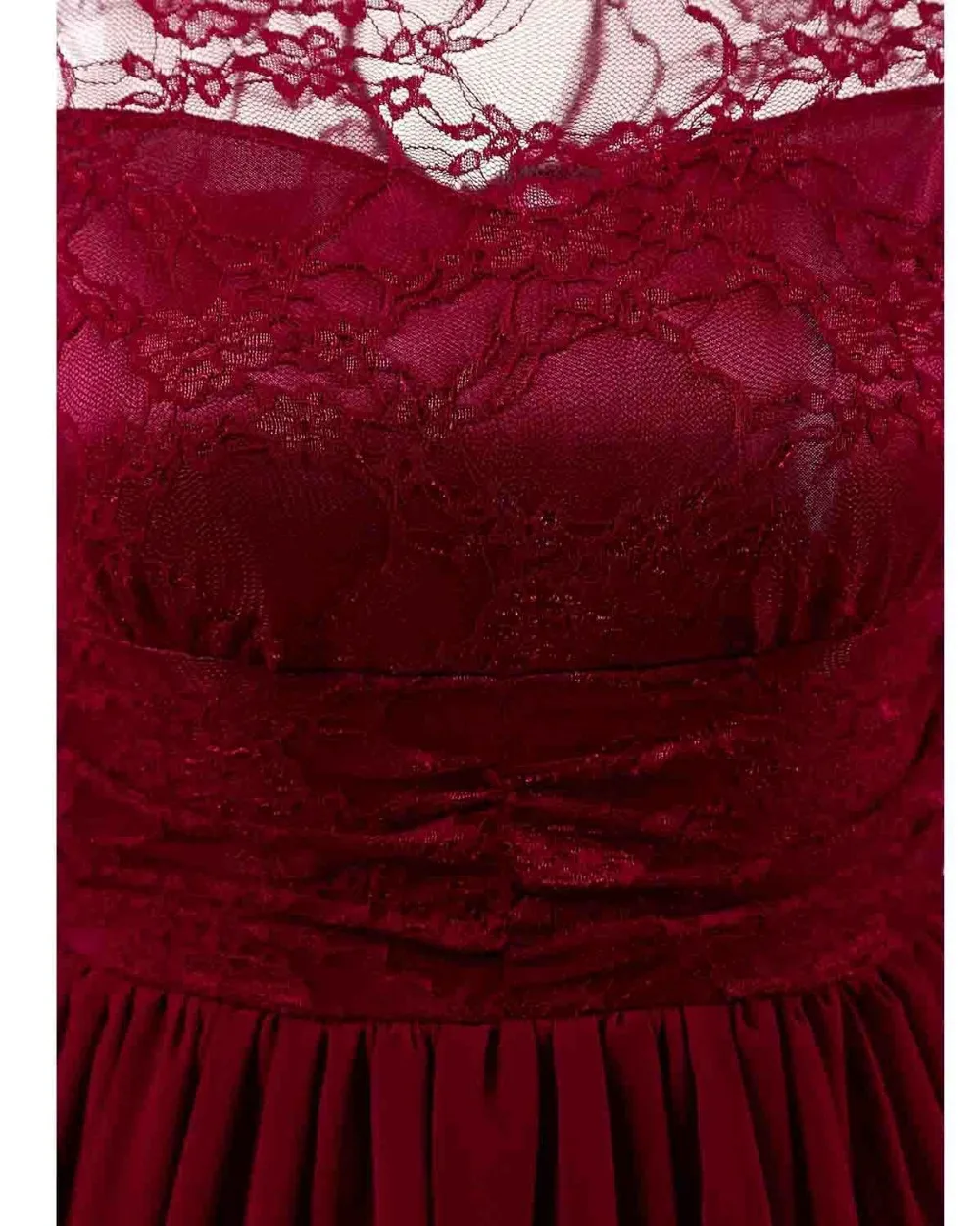 CD1581 # бордовый Кружева шифон Короткие платья невесты Свадебная вечеринка платье для выпускного сестра невесты тост оптовая продажа