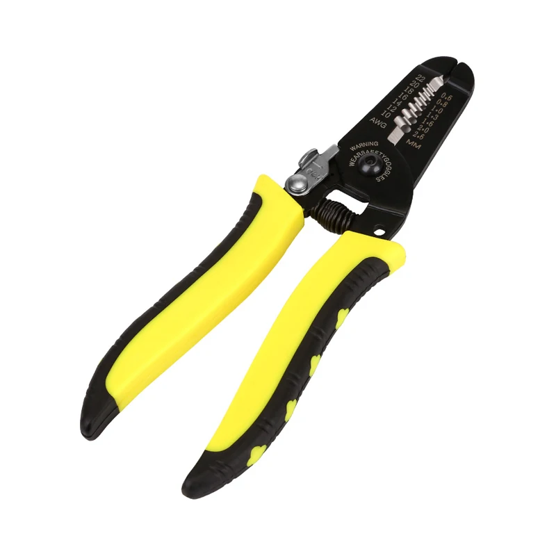 

DEKOPRO Precise Wire Stripper/Cutter Tool Clamp & Steel Wire Cable Cutter Plier Tool Stripping 22-10AWG