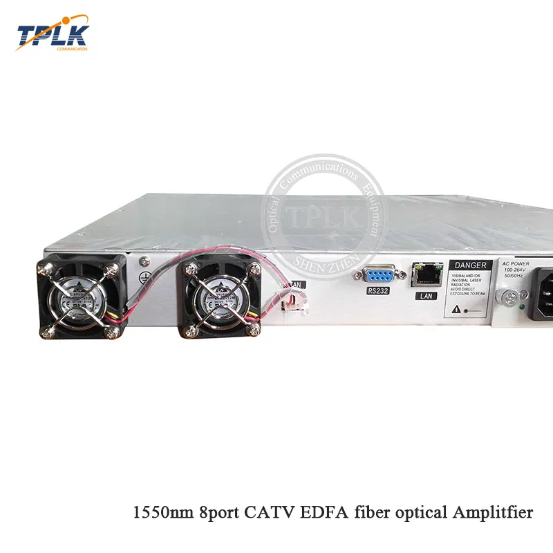 1U 1550nm CATV WDM EDFA 8 портов 16/18/22/23dbm 1550nm волоконно-оптический Amplitfier CATV EDFA высокого качества SC/APC cnonector