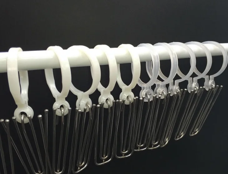 100 шт./лот Внутренний диаметр: 35 мм|curtain rings|plastic curtain ringplastic rods |