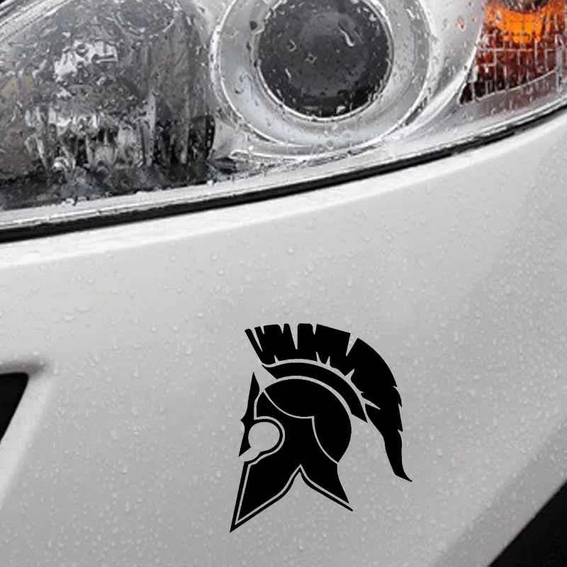 YJZT 11 1 см * 12 7 SPARTAN Momon LABE Каратель виниловая наклейка на автомобиль черный