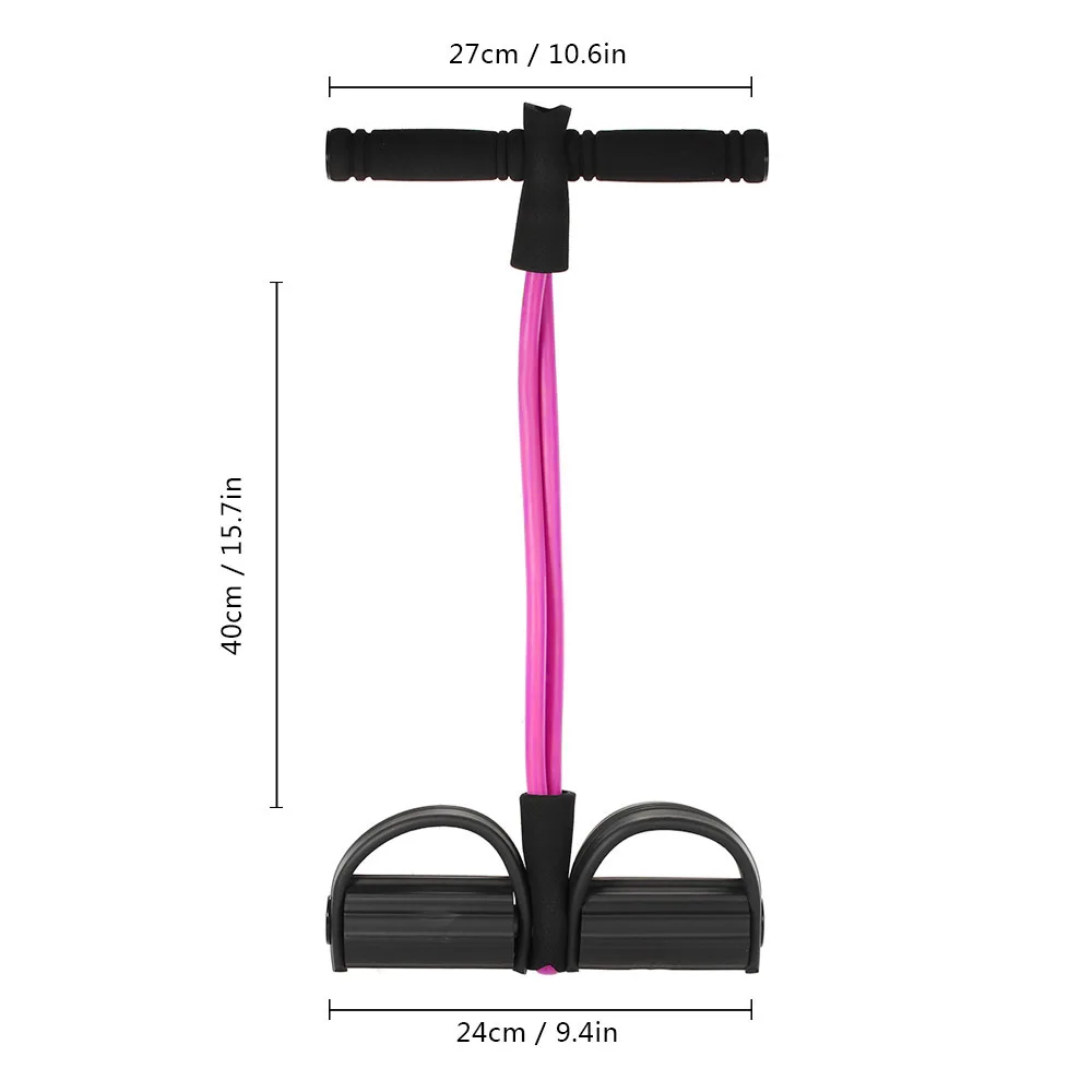 Эспандер с педалью, Натяжная трубка, эластичная педаль для ног, тренажер для фитнеса, Эспандер для ног, Эспандер для груди