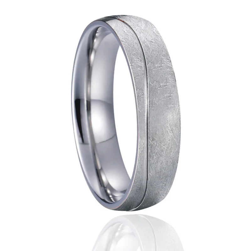 Мужские ювелирные изделия из титана Alliance, обручальные кольца для мужчин серебряного цвета, обручальные кольца для влюбленных, парные кольца для женщин мужчин - Цвет основного камня: men JSRS0366S