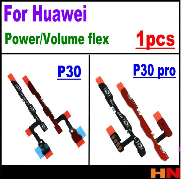 1 шт. гибкий кабель для кнопки увеличения громкости Huawei P30 Pro P30pro Запасные Запчасти