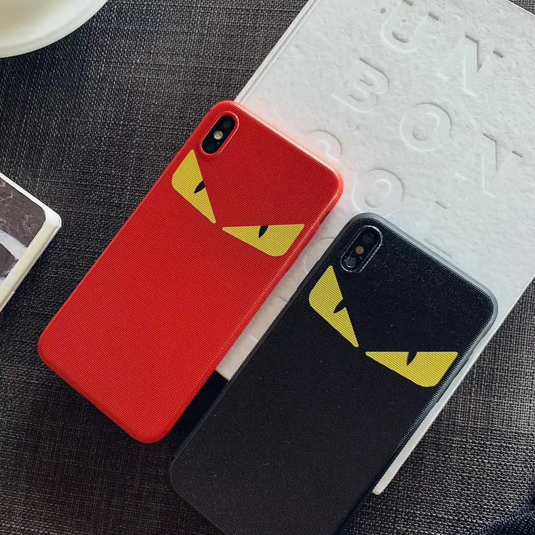 

Hot cute eye devil soft shell for iphone 8 7 plus 6 6s mobile phone case for iphone X XS MAX XR TPU matte protective cover