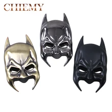 3D Car Stickers Cool Metal Bat Auto Logo Car Styling Metal Batman mask Badge Emblem Tail Decal Motorcycle Car Accessories