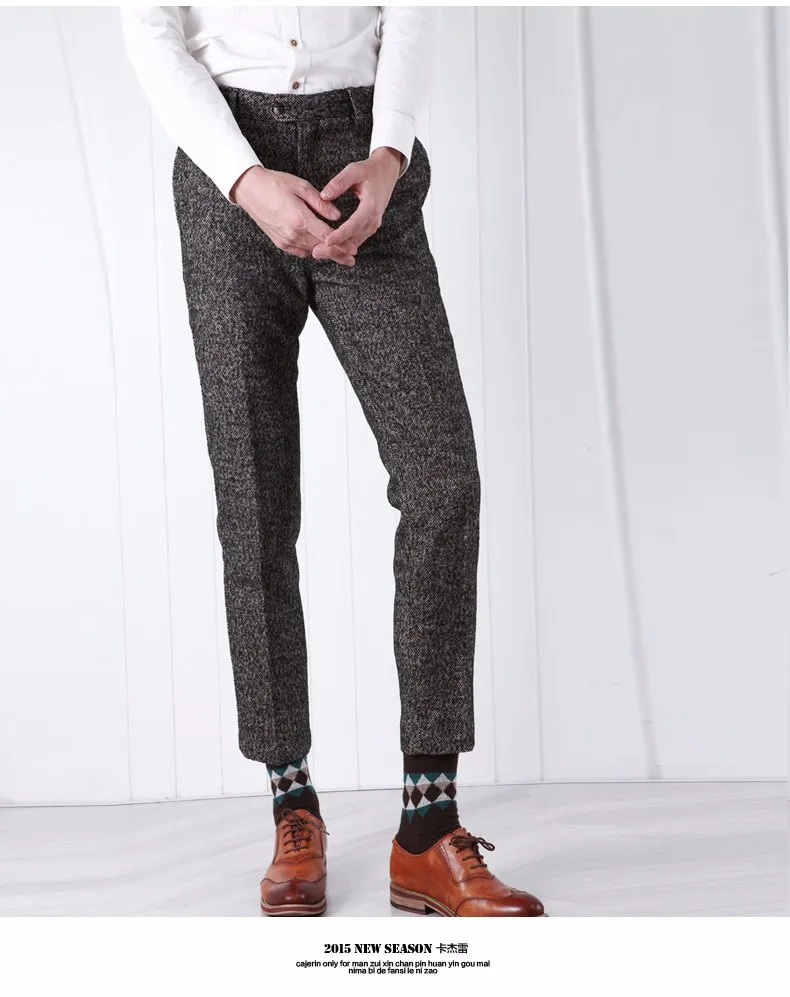 wedding dress suit pants 40%Wool men 