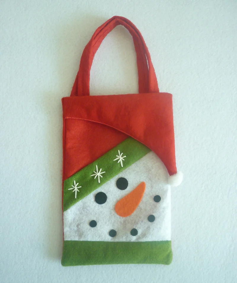 Забавная Рождественская конфетка сумка подарочные сумки и держатели изысканные рождественские украшения для новогоднего подарка пакет подарок Санта-Клауса сумки
