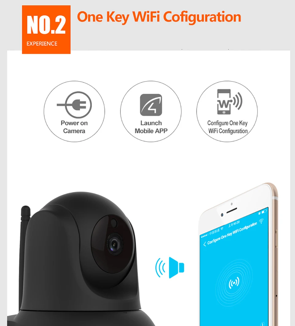 HD WIFI Night Vision home Security Camera