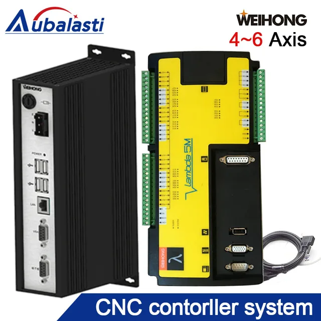 Best Offers free shipping cnc controller 4-6 axis woodworking machine controller +computer NC65C+software NCstudio 