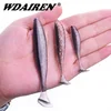 WDAIREN Soft Lures Double Color Silicone Artificial Bait 5cm 7cm Goods For Sea Fishing Wobblers Pva Tail Swimbaits Bass Tackle ► Photo 2/6