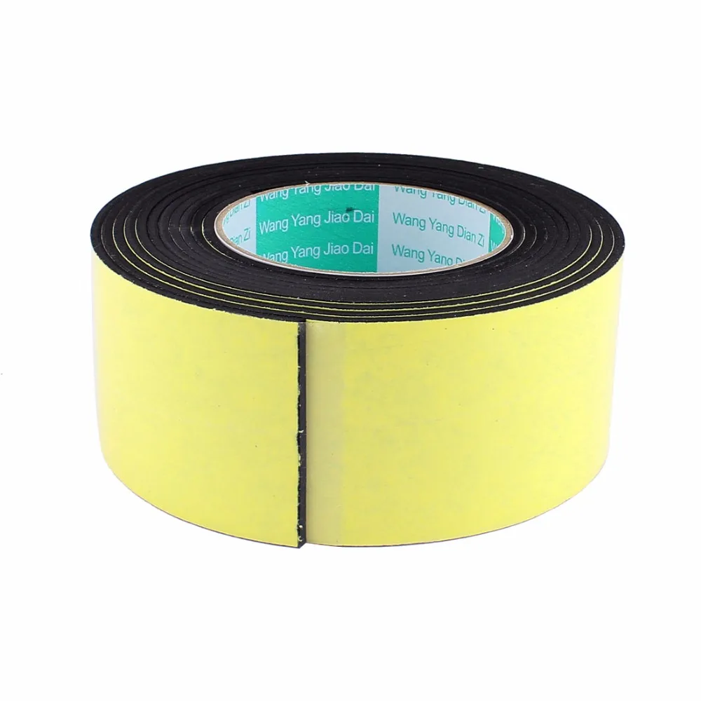 

Uxcell 4M Length 6cm Width 3mm Thick Single Sided Sticky Sealing Shockproof Sponge Tape New