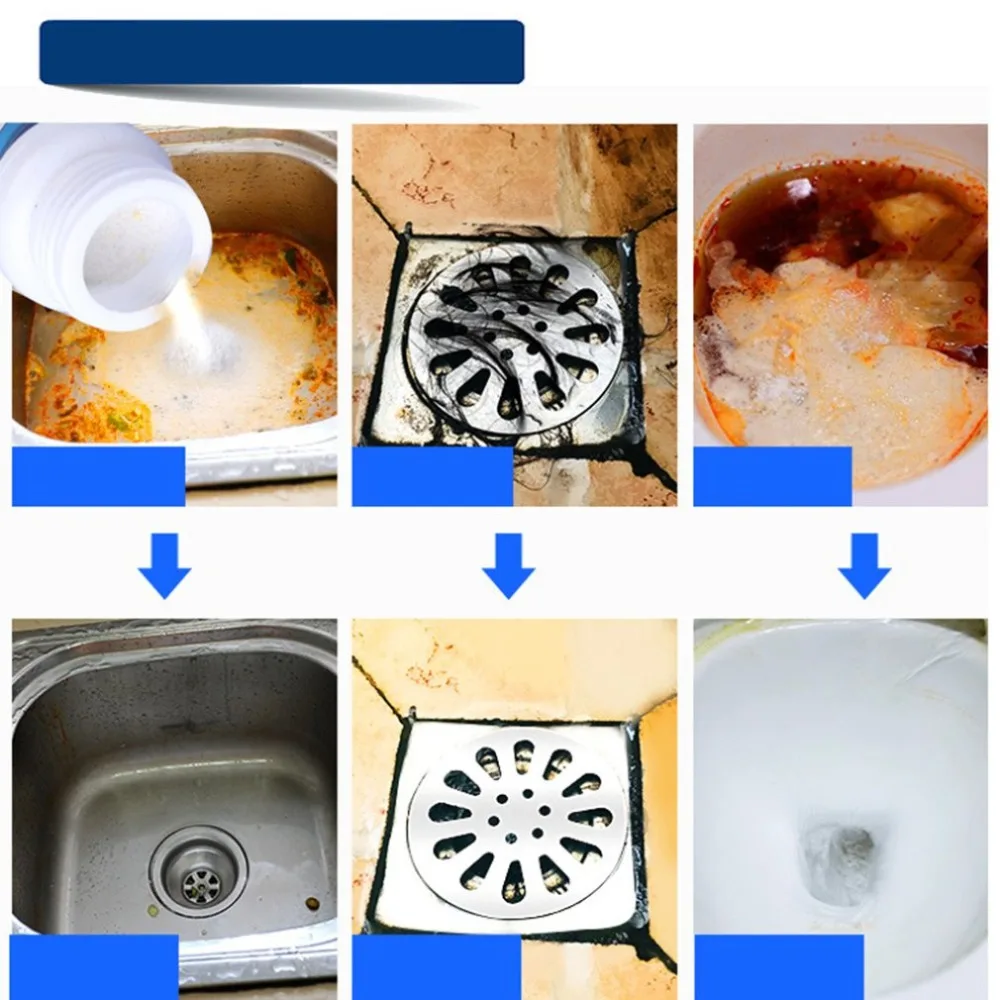 Мойка и дренажный очиститель мощный и эффективный очиститель для трубопровода агент для прочистки стоков на кухн уборки туалета