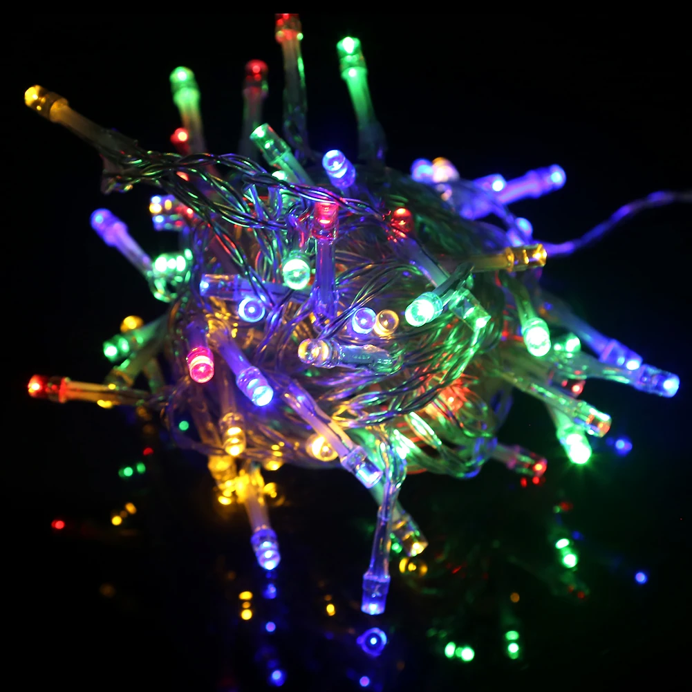 2M/3M/4M/5M LED String Lights Fairy Portable Battery Multicolour Lighting for Christmas New Year ...