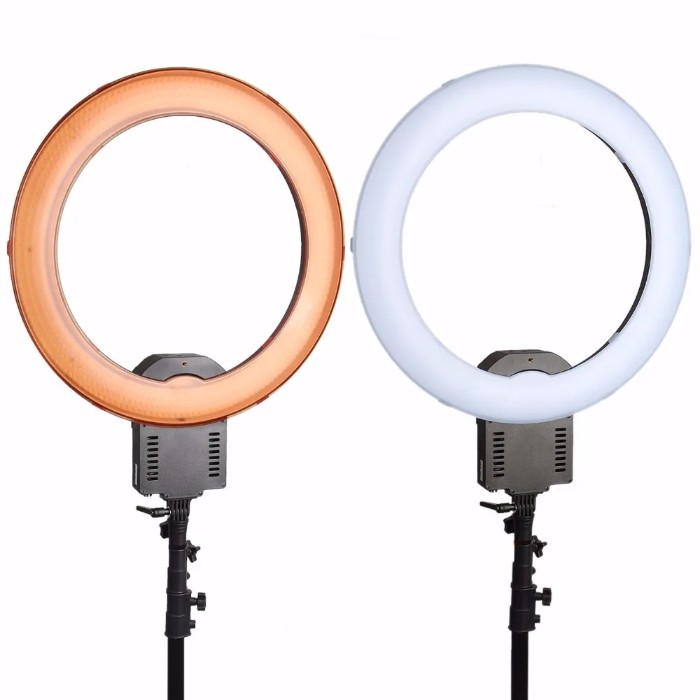 Nanguang R640 65 W светодиоидная лампа с регулируемой яркостью кольцевой светодиодный потолочный светильник освещения во время студийной видеосъемки Для макияжа фотографии кольцо света с ткань софтбокс& зеркало