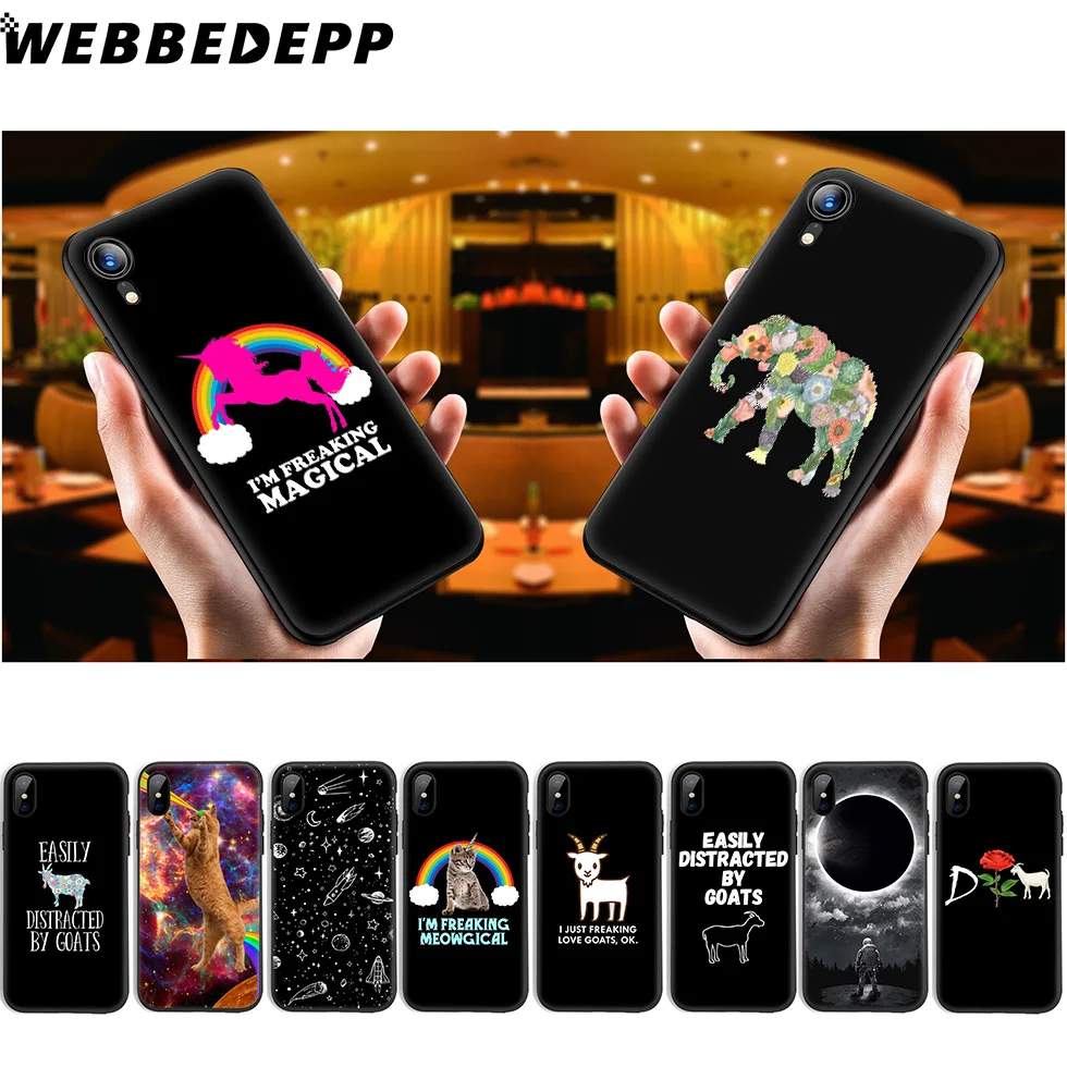 Мягкий силиконовый чехол WEBBEDEPP для iPhone 11 Pro Xr Xs Max X или 10 8 7 6 6S Plus 5 5S SE Case |