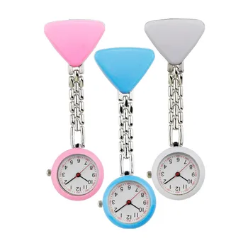 

Korean female student simple quartz watch Clip Nurse Doctor Pendant Pocket Quartz Brooch Nurses Watch Creative student watch