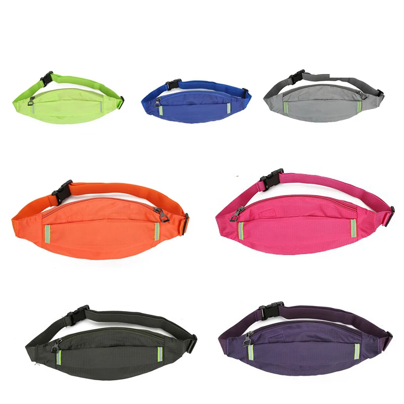 

Men Women Pouch Wallet Sport Bag Pack Hip Purse Travel Fanny Waist Money Belt Zip Waterproof Cycling Running Gym Outdoor Fitness