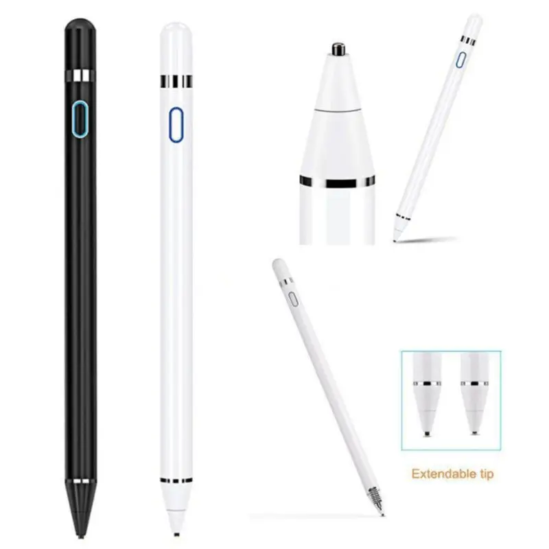 

Capacitive Pencil Touch Screen Stylus Pen Paint Micro USB Charging Portable for iPhone iPad iOS Android Phone Windows System Tab