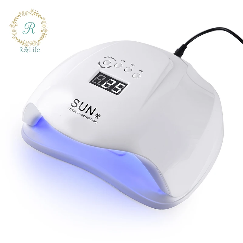 

80W Nail Dryer Dual UV LED Nail Lamp 30 LEDs Gel Polish Curing Light with button 30s/60s Timer LCD display lamp for nails