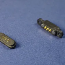 1 пара магнит аттракцион пружина, пружинный контакт разъем 3 контактный шаг 2,3 мм через отверстия PCB крепление мужской женский зонд заряда питания