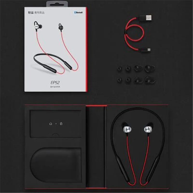 Новинка 2017 года Meizu EP52 bluetooth наушники для спорта Bluetooth 4 1 Водонепроницаемый IPX5