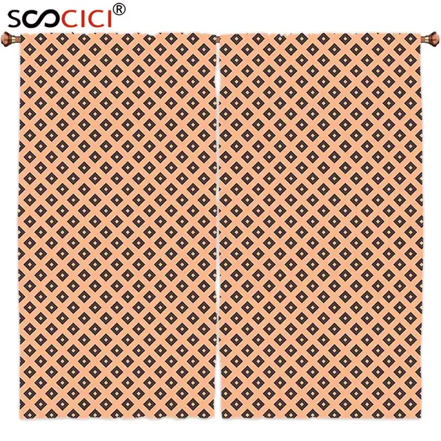 Window Curtains Treatments 2 Panels Floral Orange Spring Flowers And Leaves Flourishing On Braches Pattern Cream Orange Curtains Window Treatments Window Treatment Panelwindow Treatments Aliexpress