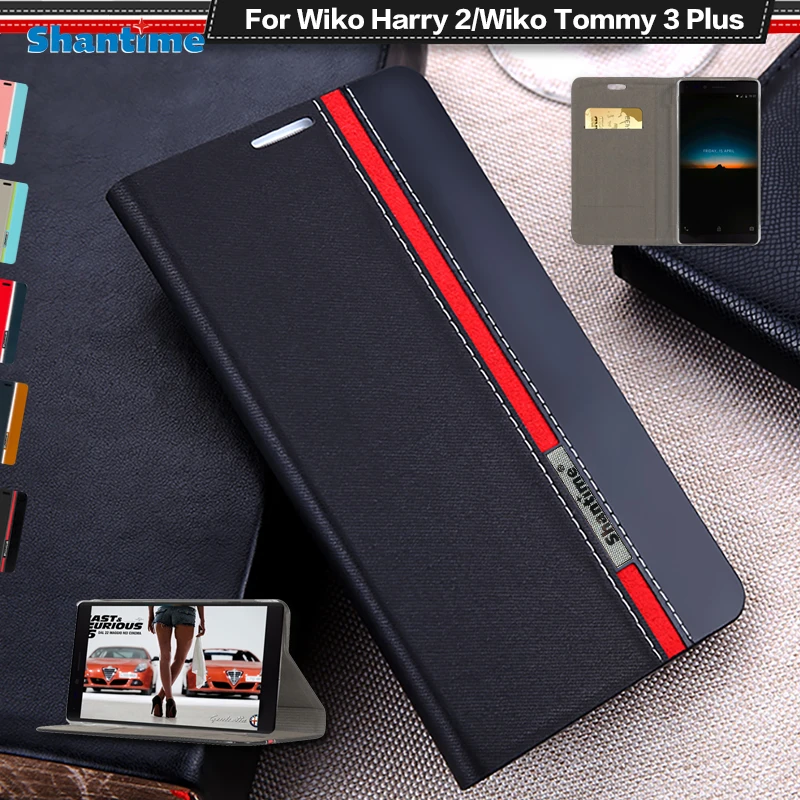 Чехол-книжка для Wiko Harry 2 чехол-книжка из искусственной кожи силиконовый