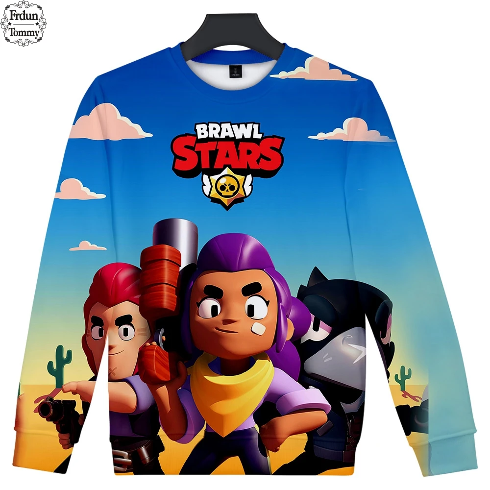 

Frdun Tommy BRAWL STARS 3D Sweatshirt Men 2019 Popular Game Sweatshirt New Style Exclusive Fashion 3D Hoodie Sweatshirt XXS-4XL