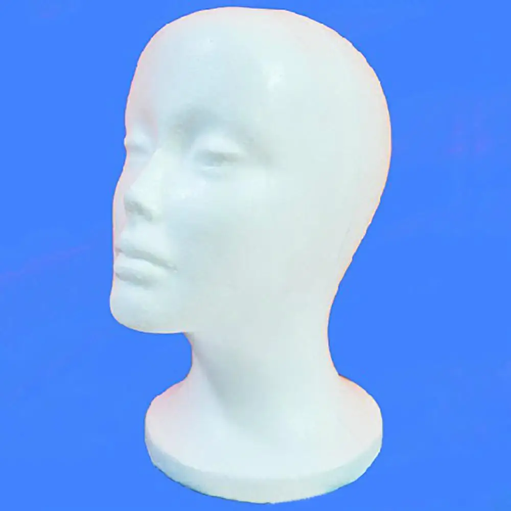 Female Foam Mannequin Head Model Hat Wig Jewelry Holder Shop Display Stand Rack foam mannequin head female mannequins