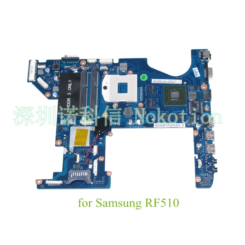 NOKOTION BA92 07132B BA92 07132A For samsung RF510 Laptop motherboard HM55 GeForce GT420M warranty 60 days