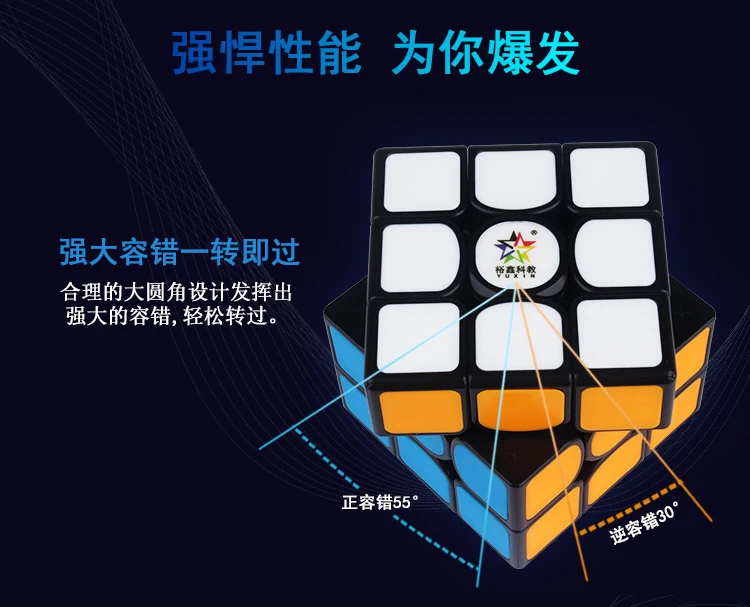 Yuxin Kylin v2 M 5,7 см 3x3x3 Магнитный магический куб Zhisheng волшебный куб Speedcube Развивающие игрушки для детей мальчиков