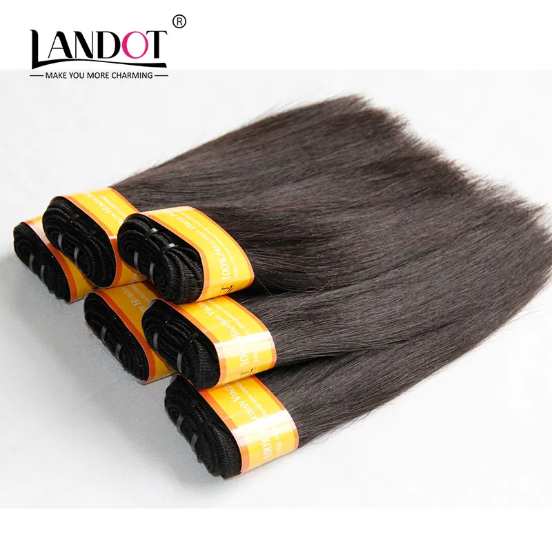 Malaysian Virgin Hair Straight Cheap Human Hair Weave 300g/Lot Natural Black Malaysian Human Hair Extension Short Haircuts Women