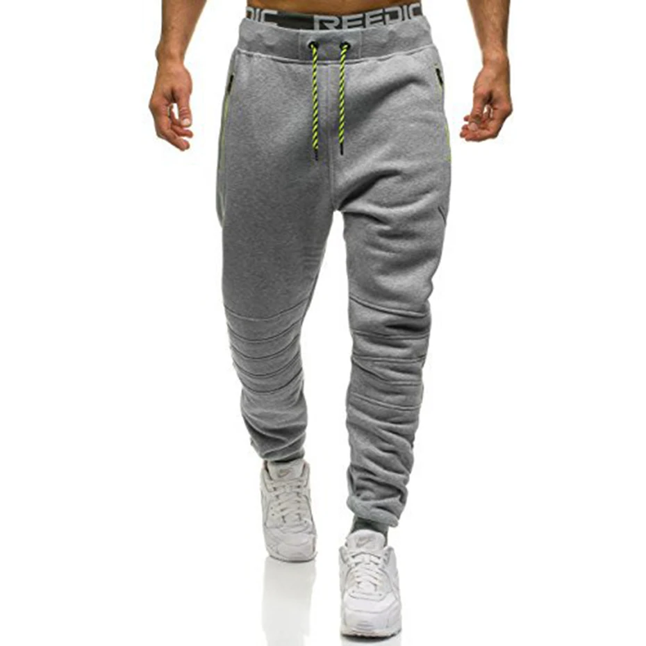Workout Jogging Pants Men Striped Sport Sweatpants GYM Training Running