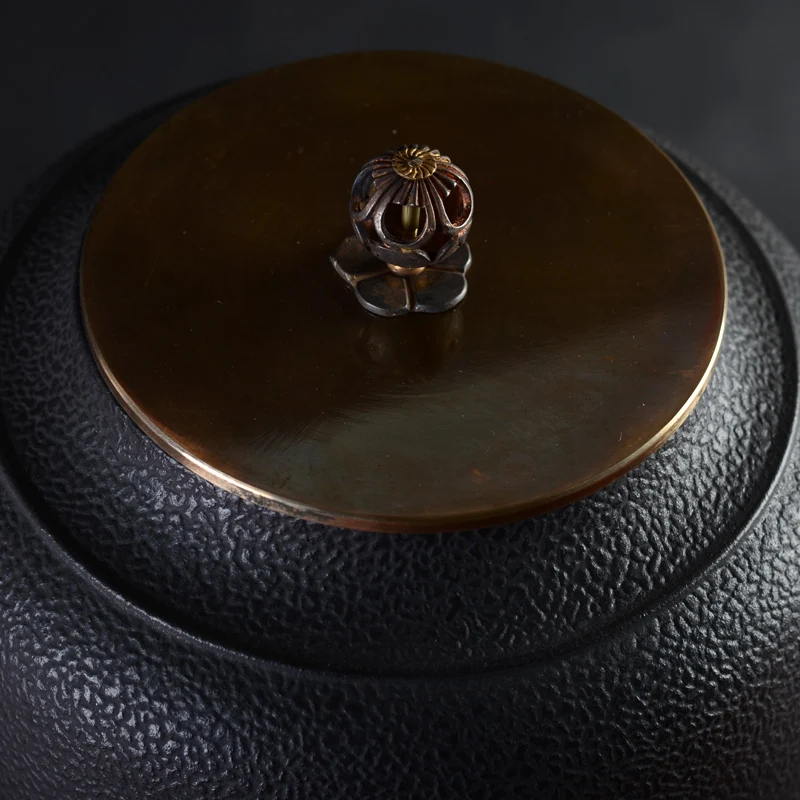 Чугунный чайный горшок, Набор японских чайников, чайник Tetsubin, воздушная печь, инструменты для нагрева воды, плита с угольным углем, посуда для напитков, подлинный