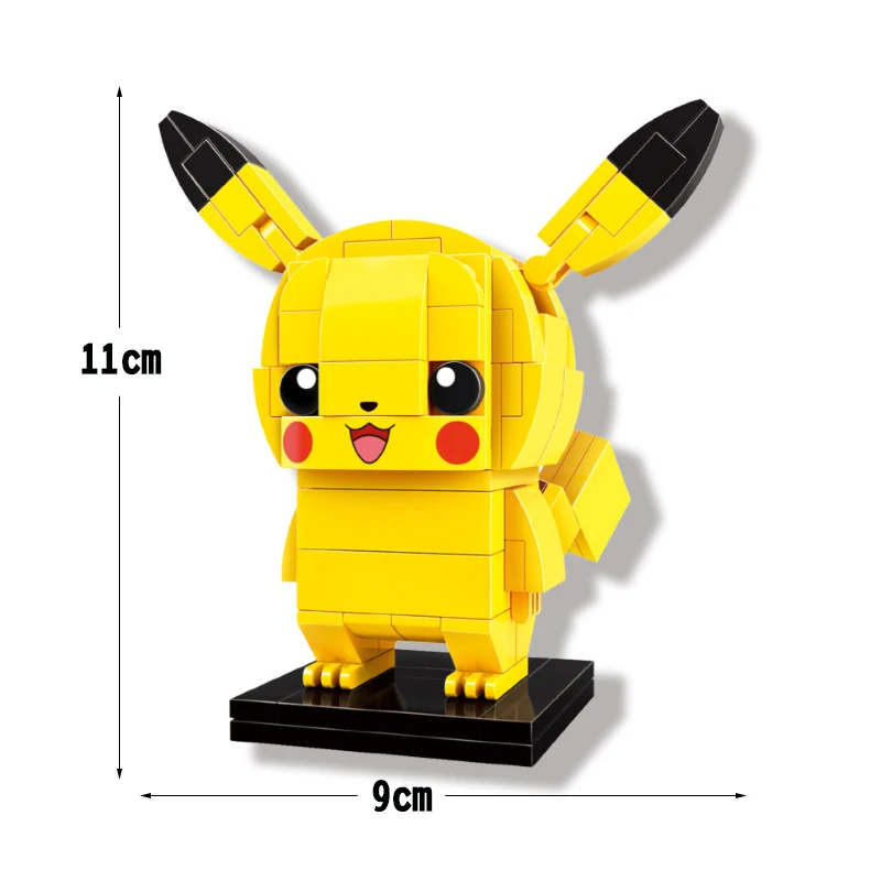 

Creator Series Kawaii Anime Cartoon Pikachu Set Building blocks Bricks Educational Toys Birthday Gifs Girl For Kids